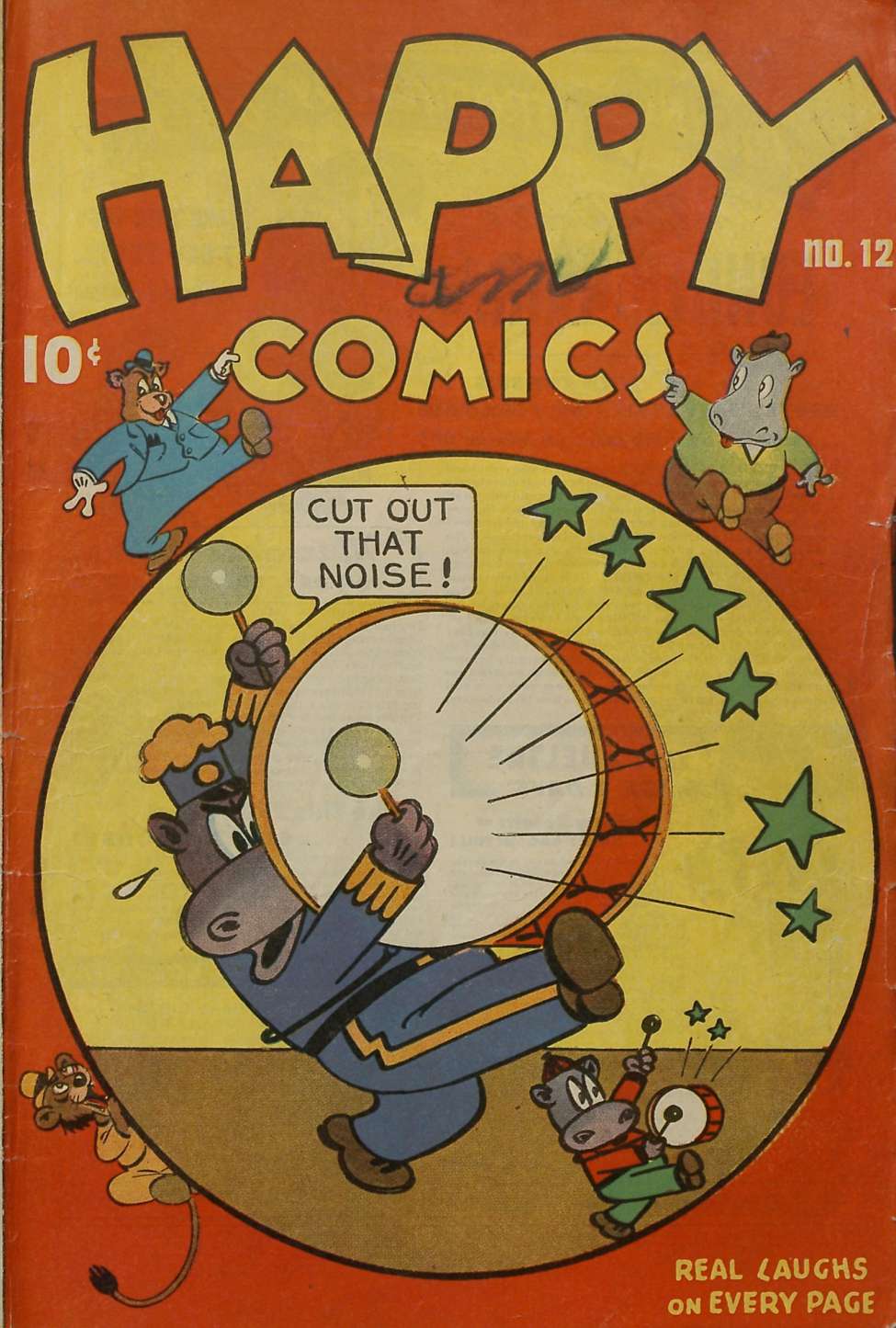 Comic Book Cover For Happy Comics 12