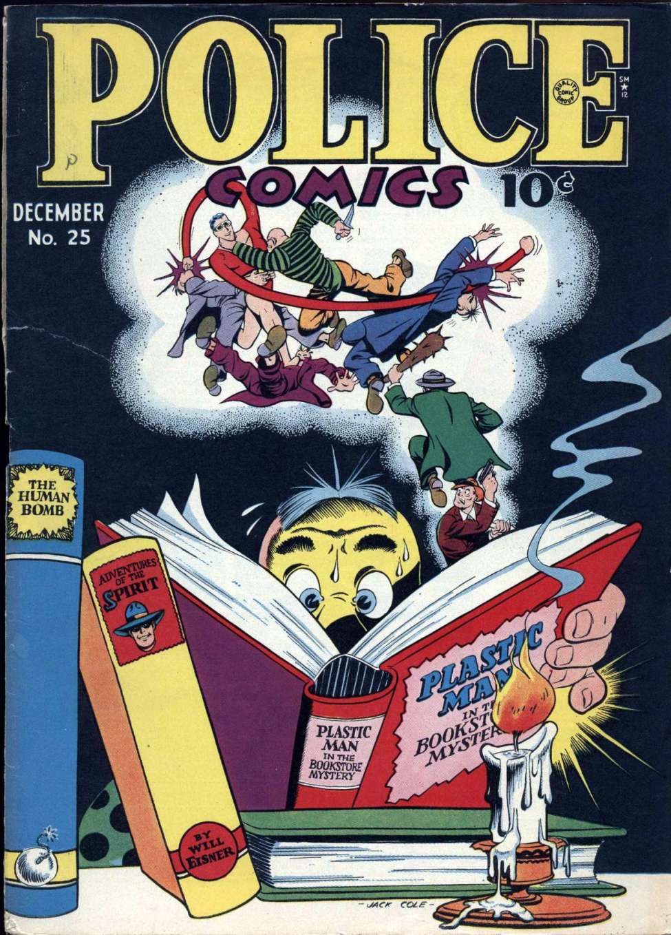 Book Cover For Police Comics 25