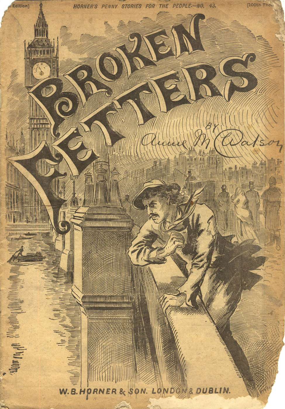 Book Cover For Horner's Penny Stories 43 - Broken Fetters