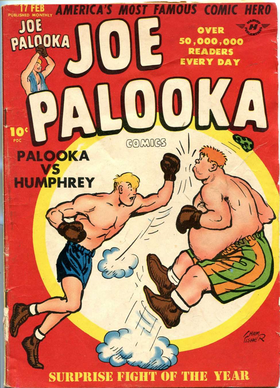 Comic Book Cover For Joe Palooka Comics 17
