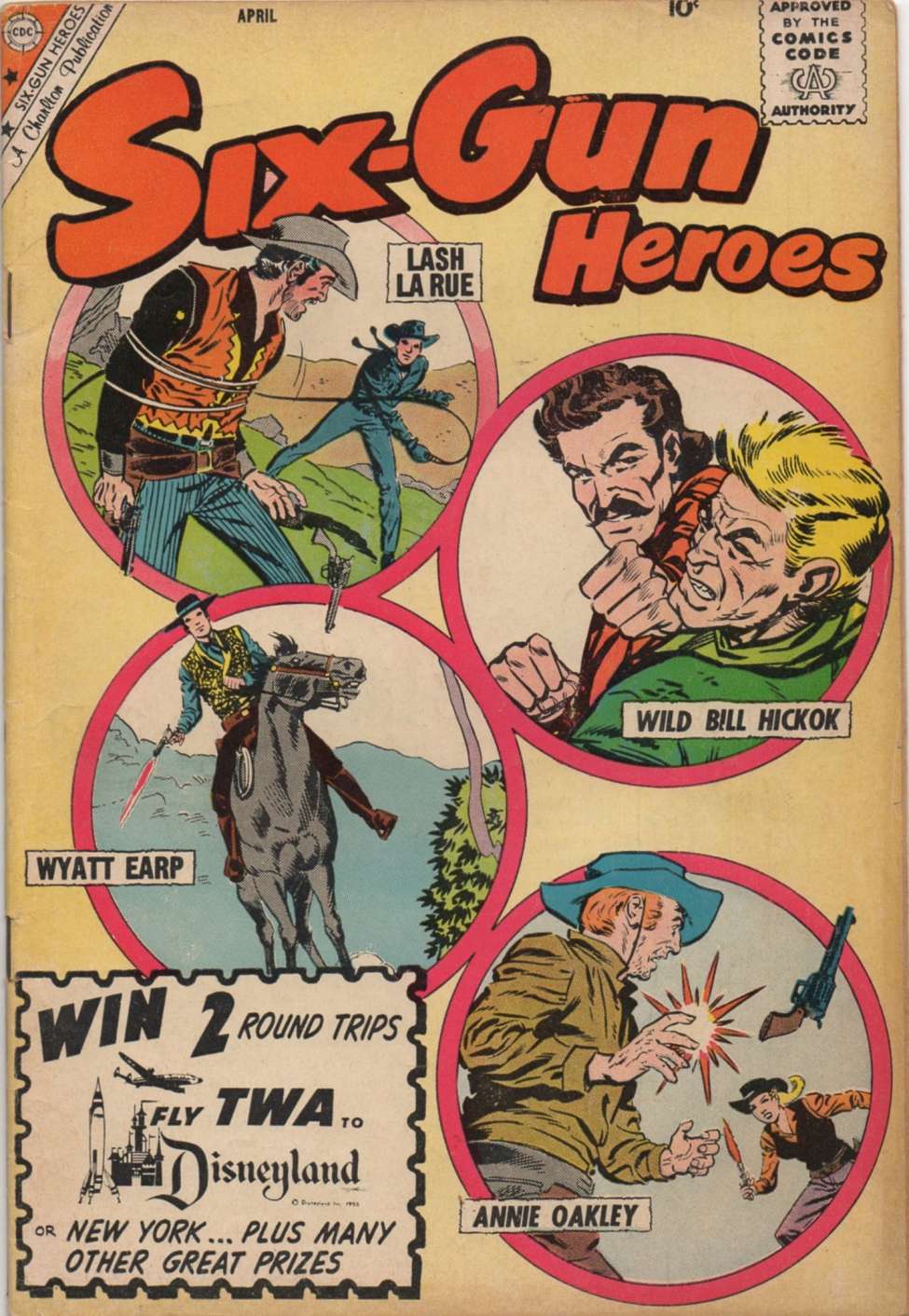 Comic Book Cover For Six-Gun Heroes 56