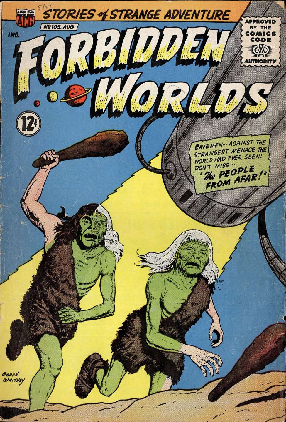 Comic Book Cover For Forbidden Worlds 105