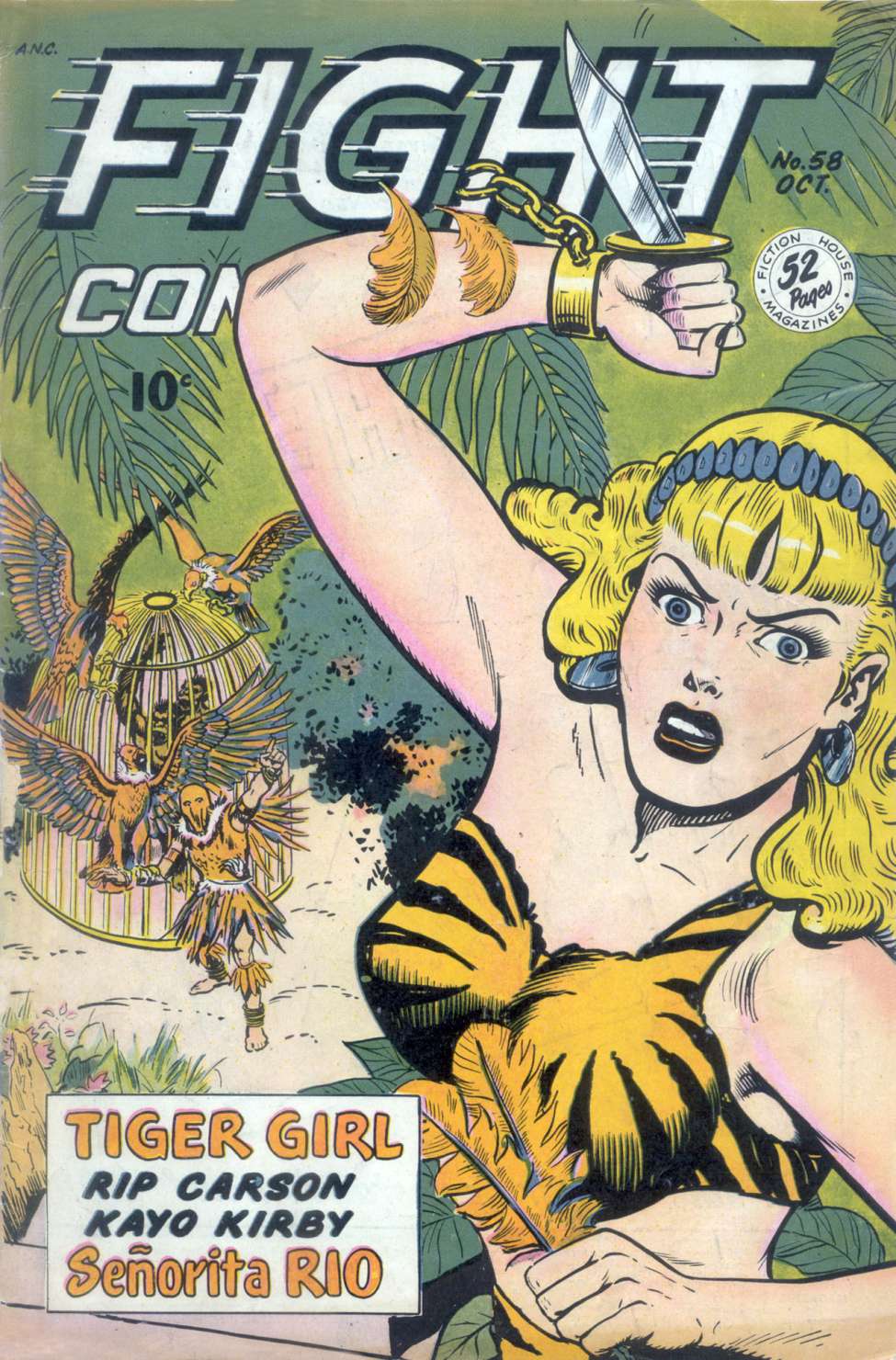 Comic Book Cover For Fight Comics 58