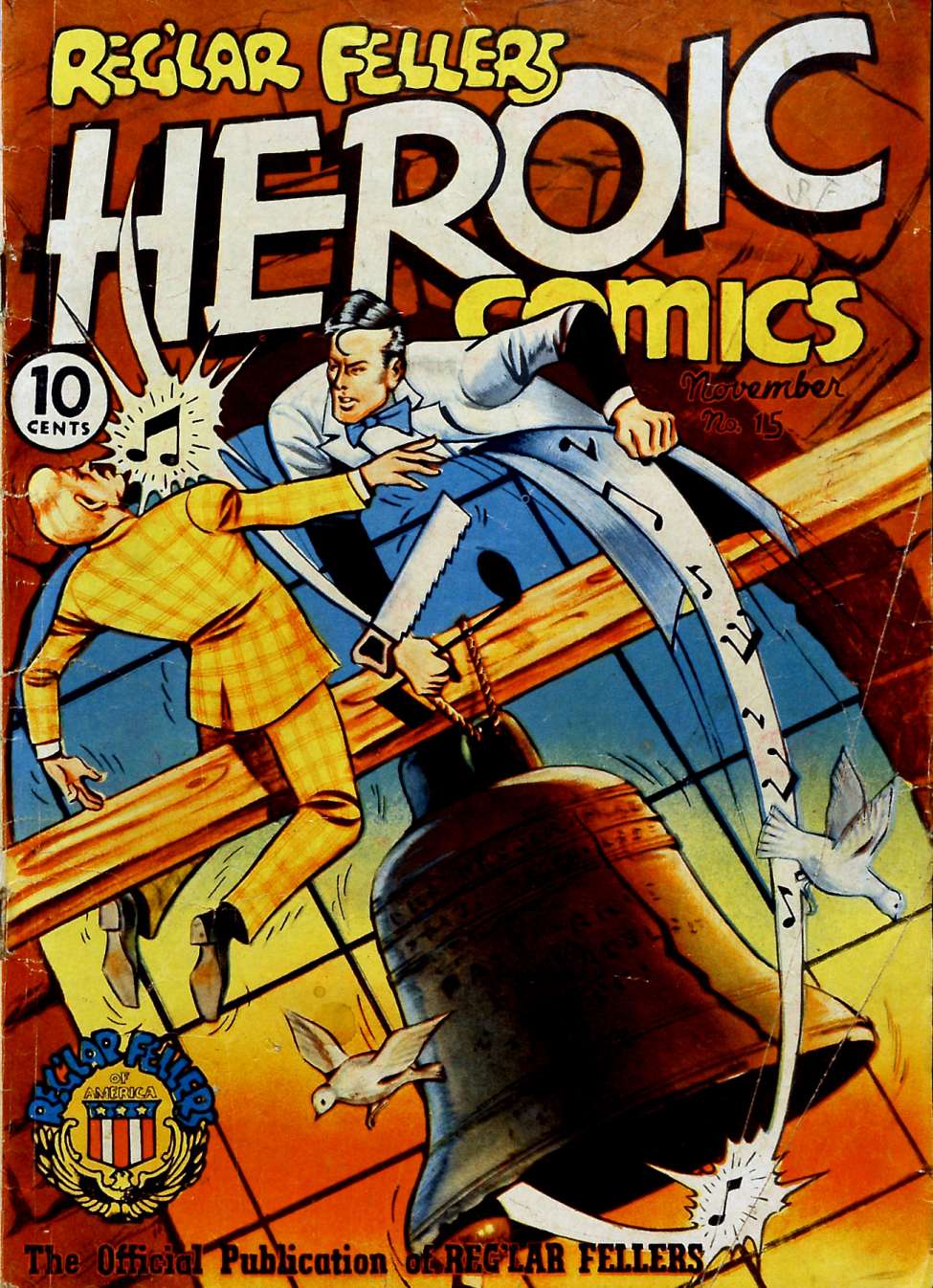 Comic Book Cover For Reg'lar Fellers Heroic Comics 15