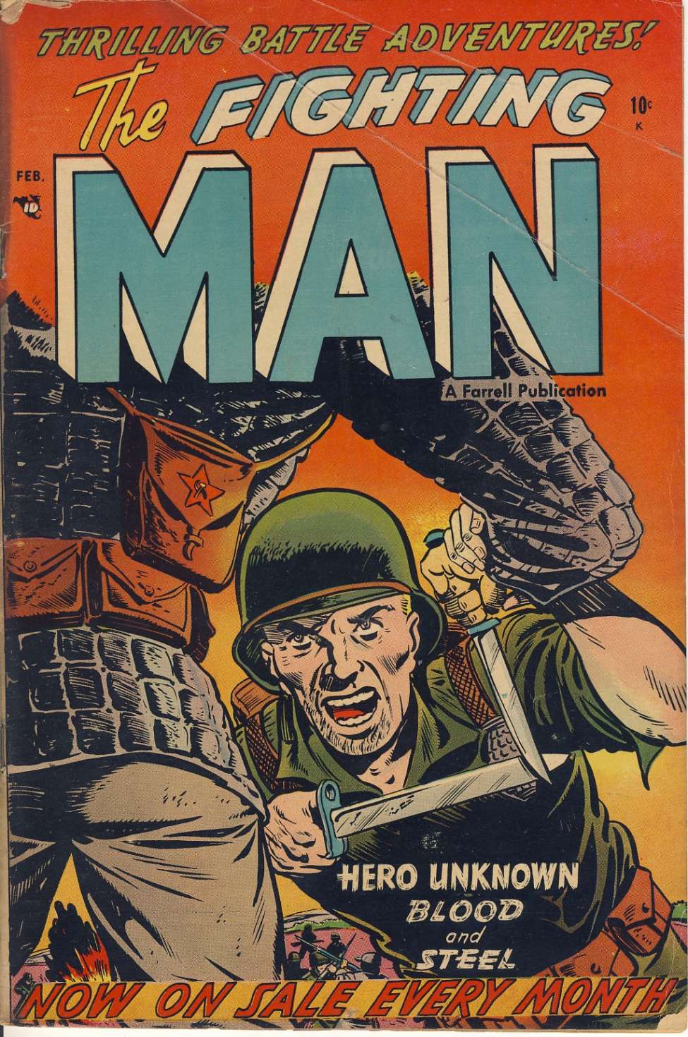 Comic Book Cover For Fighting Man 4