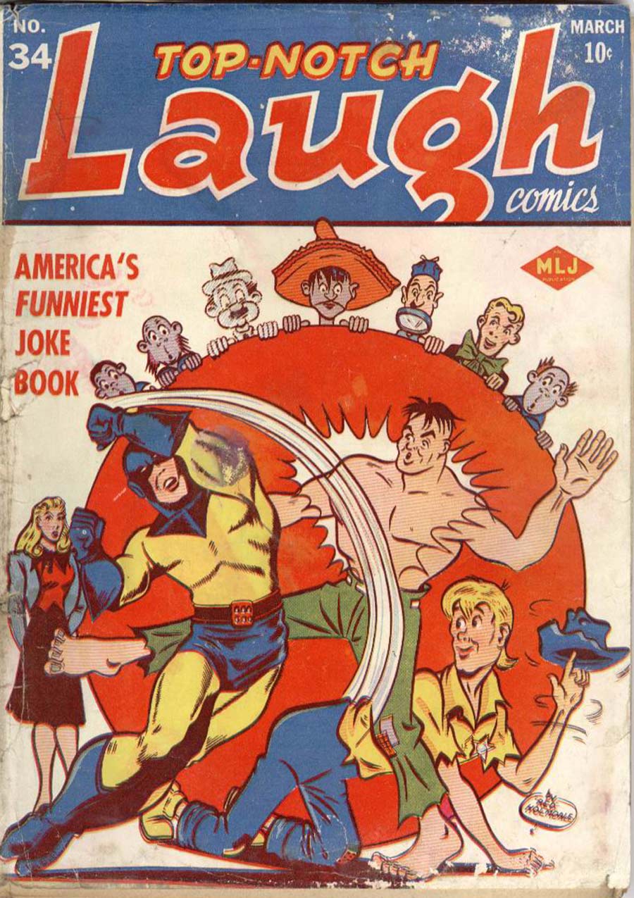 Comic Book Cover For Top Notch Laugh Comics 34