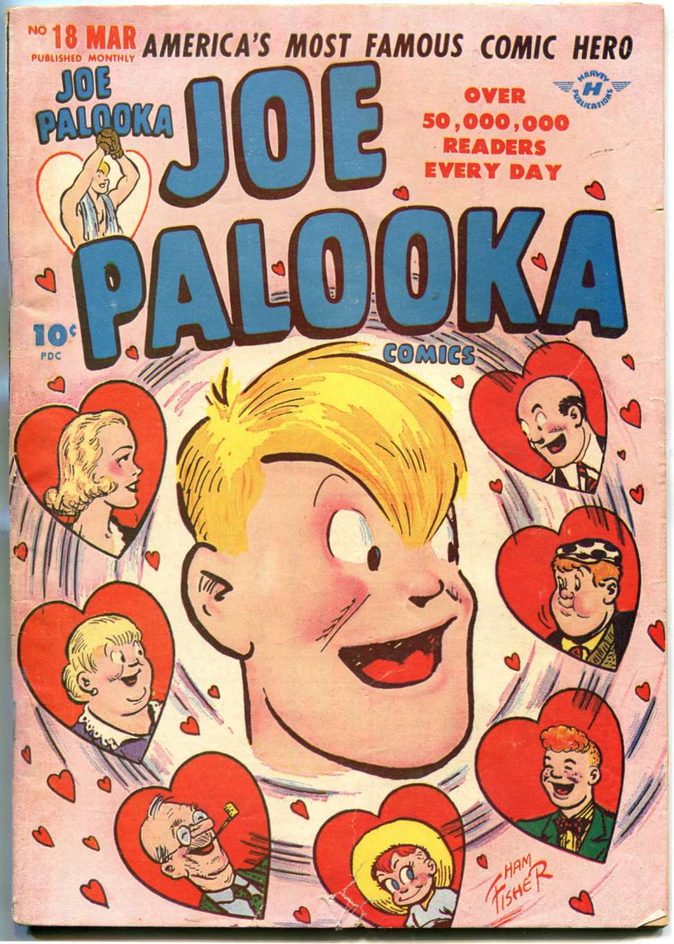 Comic Book Cover For Joe Palooka Comics 18