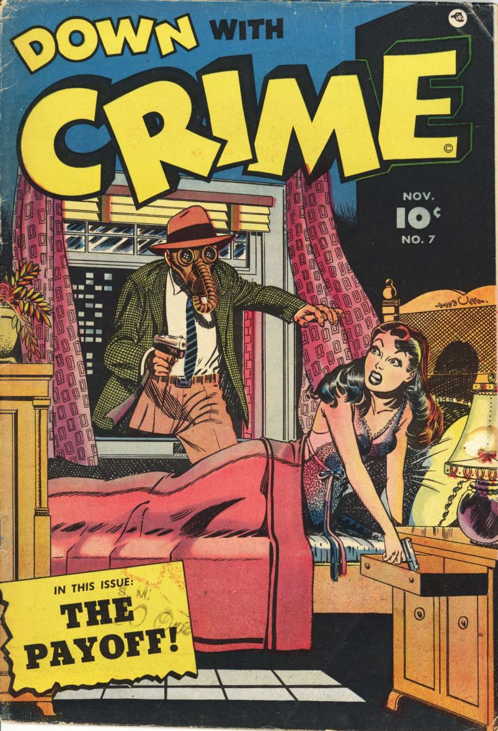 Comic Book Cover For Down With Crime 7