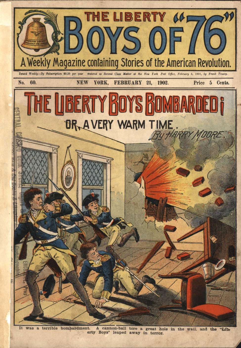 Book Cover For The Liberty Boys of 76 60 - The Liberty Boys Bombarded