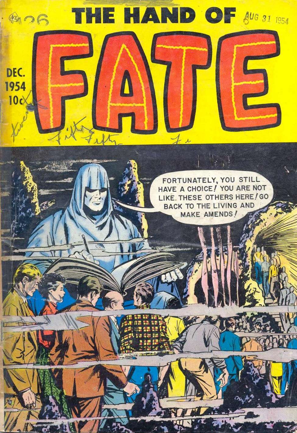 Comic Book Cover For The Hand of Fate 25b