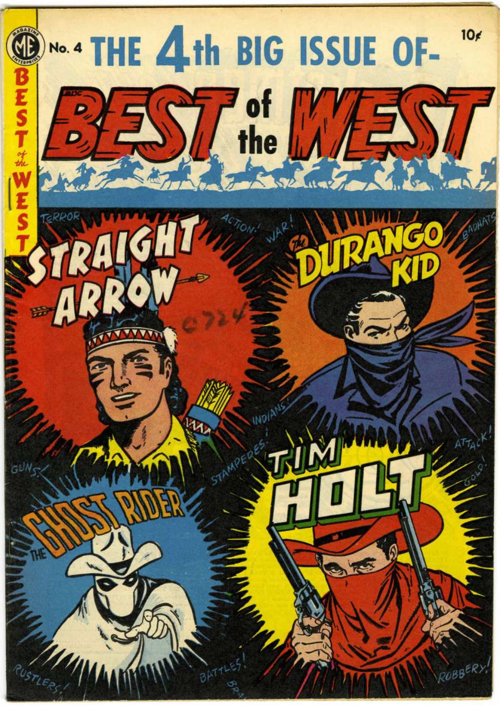 Comic Book Cover For Best of the West 4