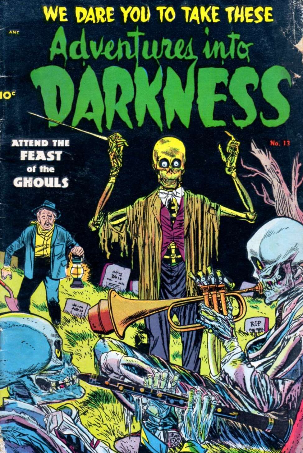 Comic Book Cover For Adventures into Darkness 13
