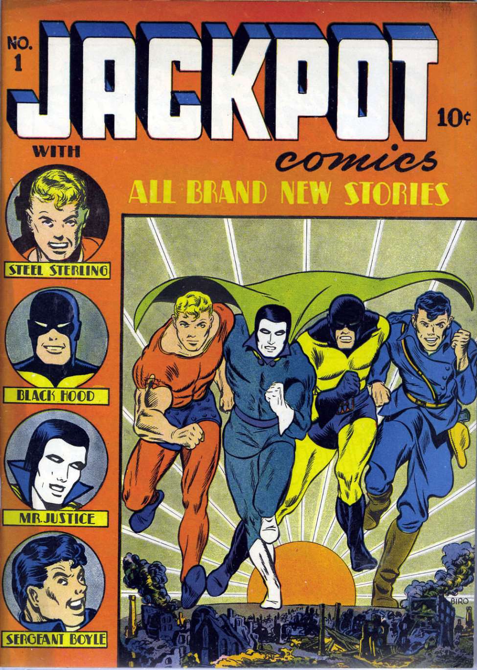 Comic Book Cover For Jackpot Comics 1 - Version 1