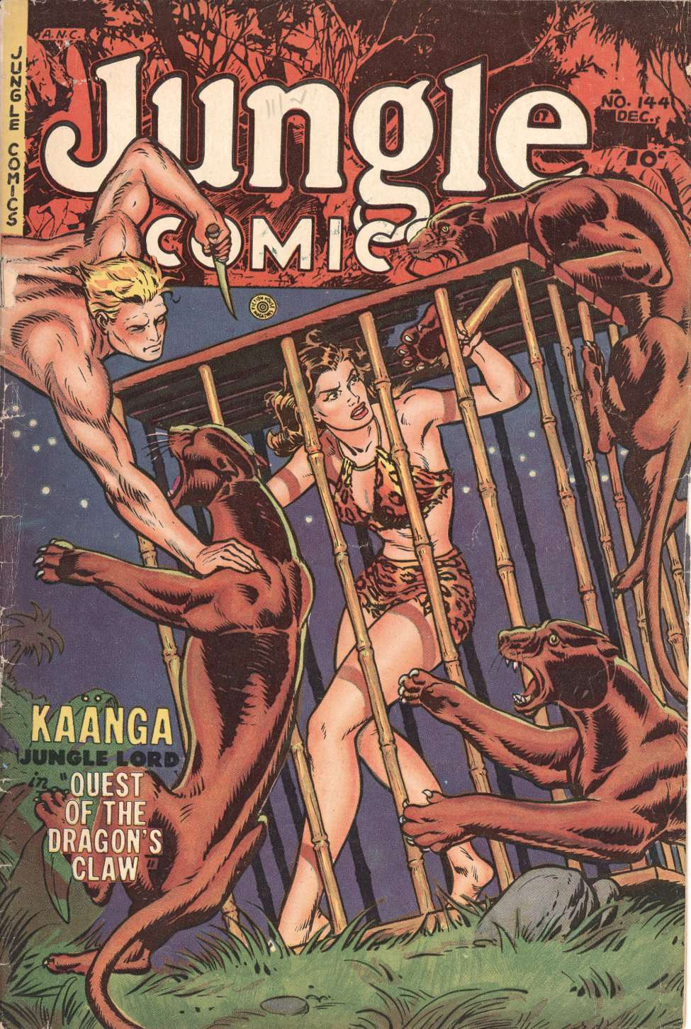 Book Cover For Jungle Comics 144 - Version 2