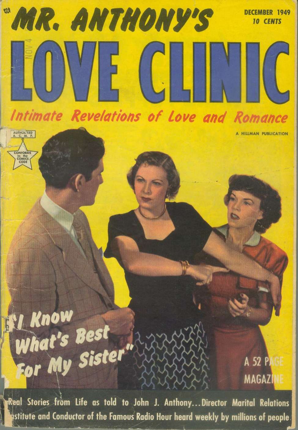 Comic Book Cover For Mr. Anthony's Love Clinic 2
