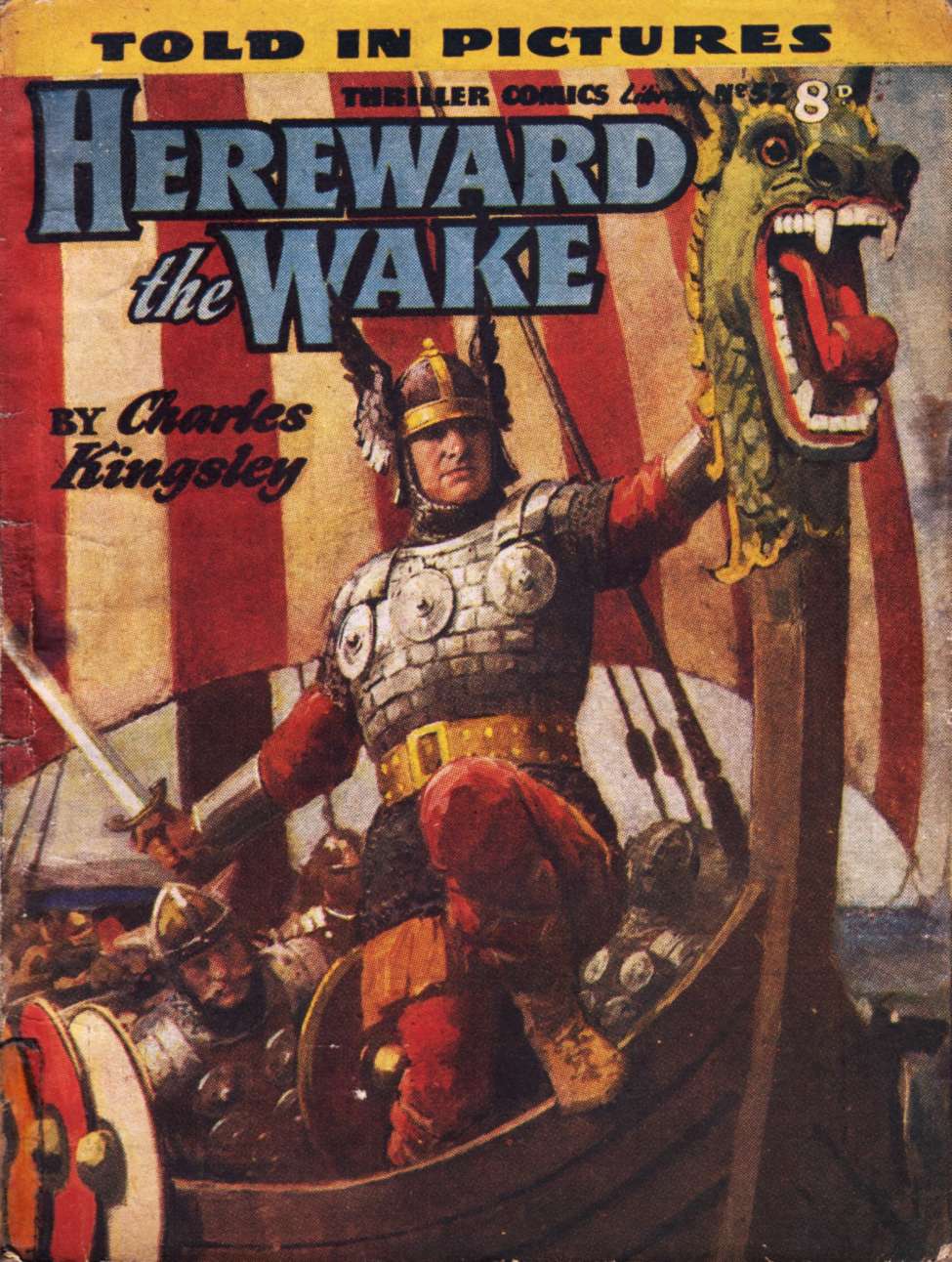 Book Cover For Thriller Comics Library 52 - Hereward the Wake