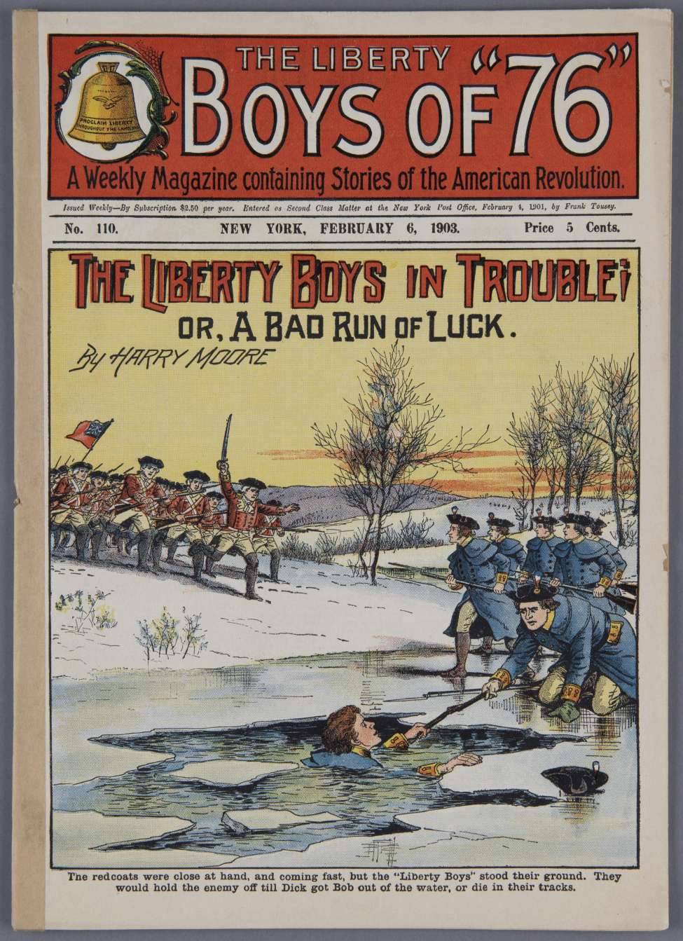 Book Cover For The Liberty Boys of 76 110 - The Liberty Boys in Trouble