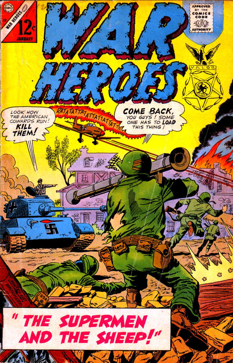 Comic Book Cover For War Heroes 22 - Version 1