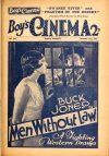 Cover For Boy's Cinema 610 - Men Without Law - Buck Jones