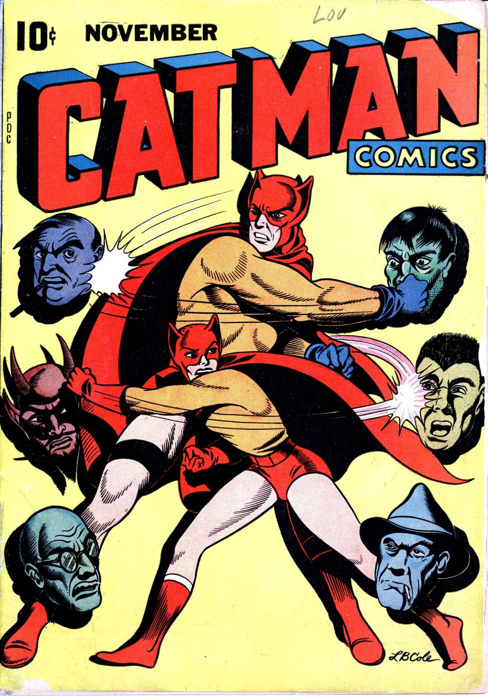 Book Cover For Cat-Man Comics 26a