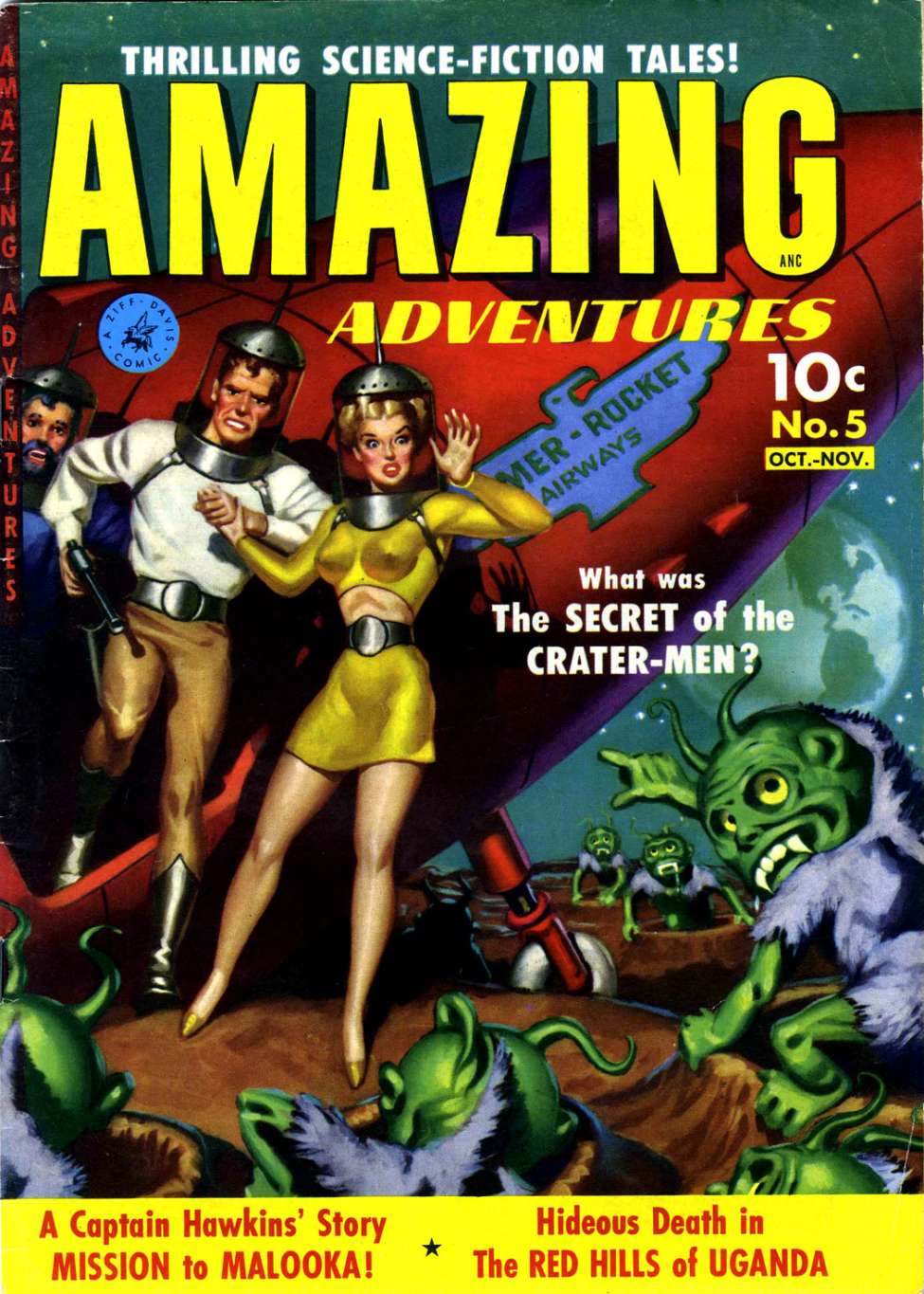 Comic Book Cover For Amazing Adventures 5