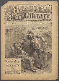 Large Thumbnail For Beadle's Half Dime Library 553 - Dodger Dick's Desperate Case