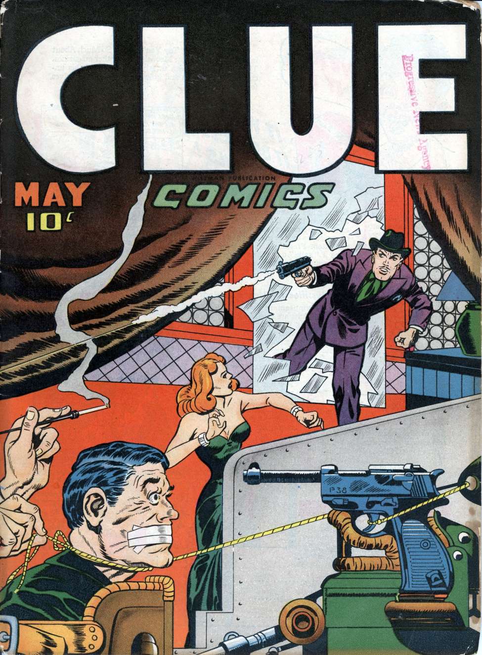 Comic Book Cover For Clue Comics 15 (v2 3)