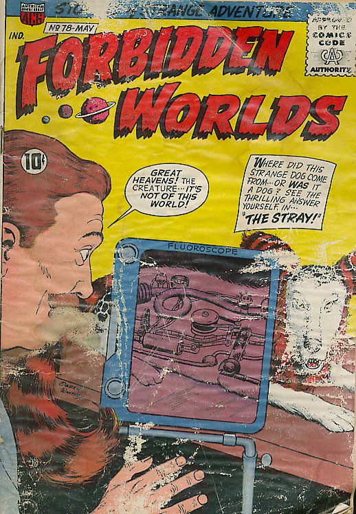 Comic Book Cover For Forbidden Worlds 78