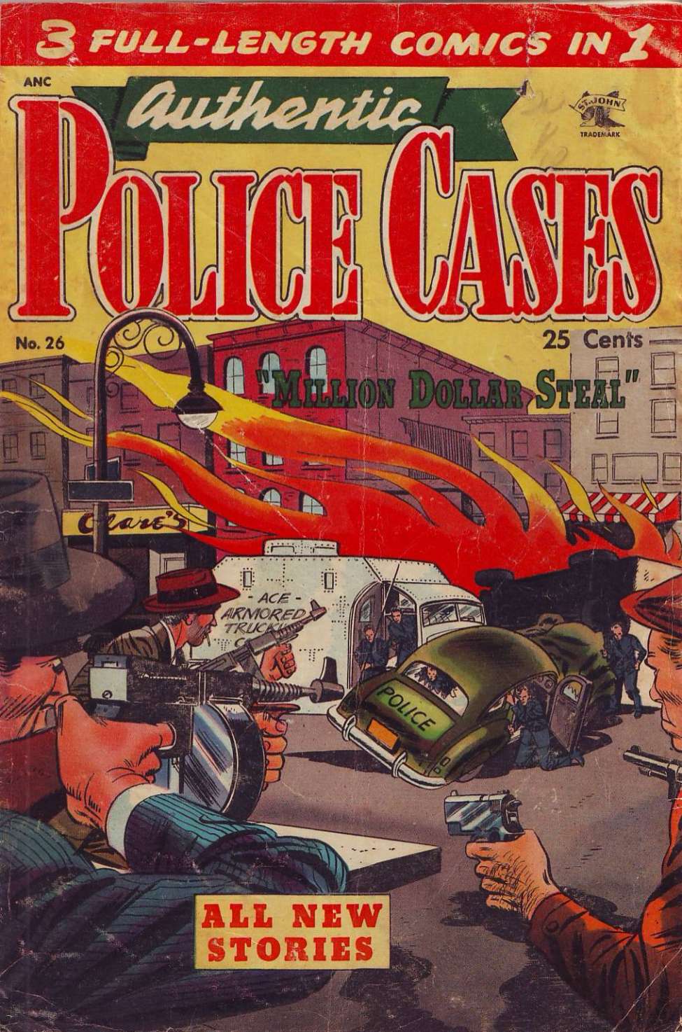 Book Cover For Authentic Police Cases 26
