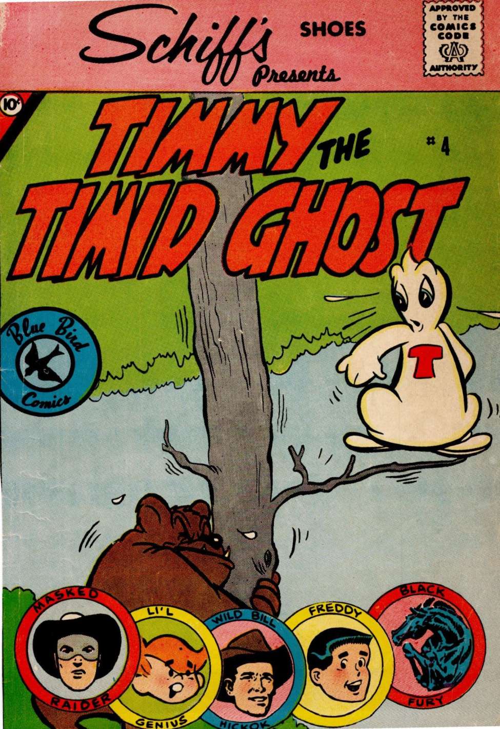Book Cover For Timmy the Timid Ghost 4 (Blue Bird)