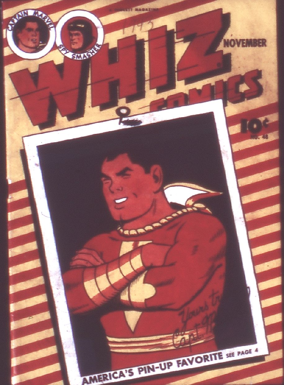 Comic Book Cover For Whiz Comics 48 (fiche) - Version 2