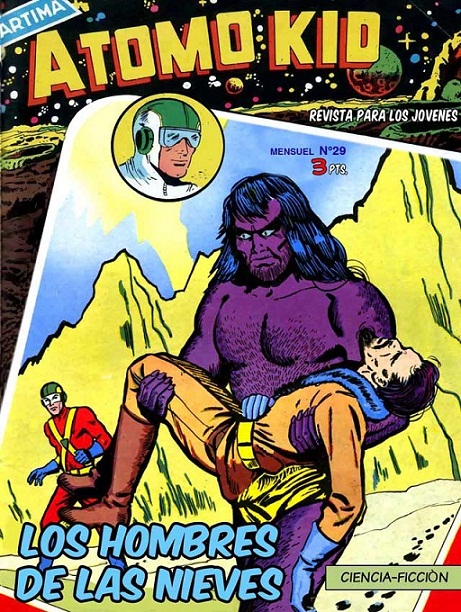 Comic Book Cover For Atomo Kid 29 Los hombres de las nieves