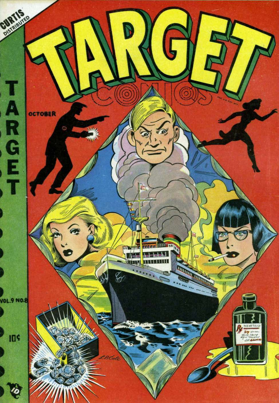 Book Cover For Target Comics v9 8
