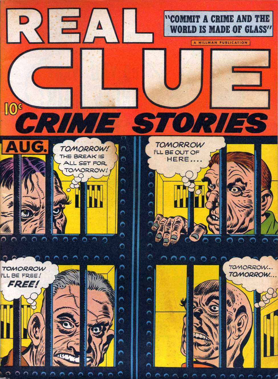 Book Cover For Real Clue Crime Stories v2 6 - Version 1