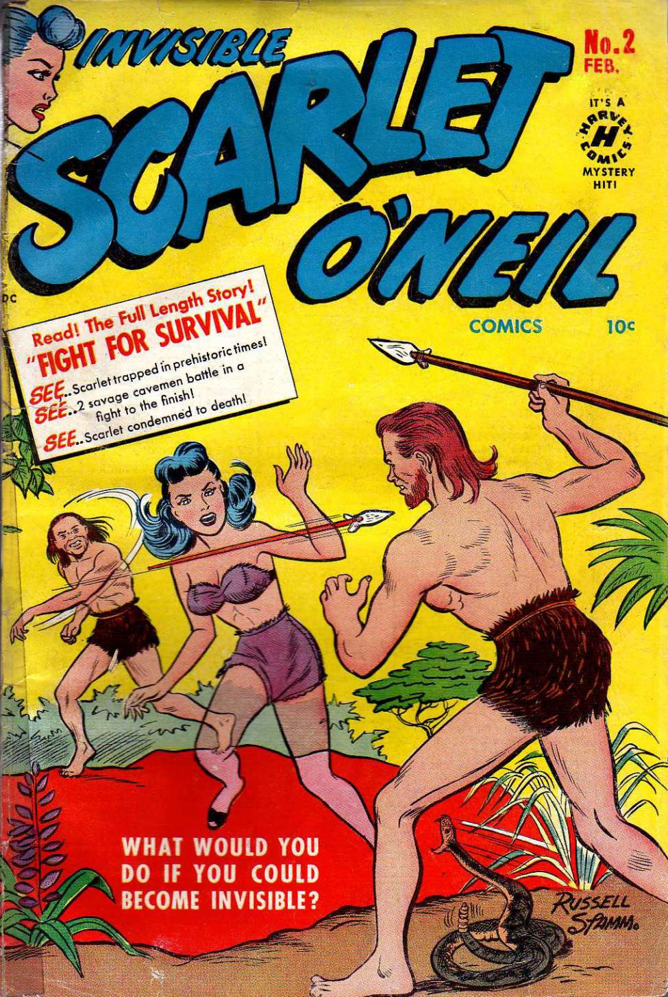 Comic Book Cover For Invisible Scarlet O'Neil 2