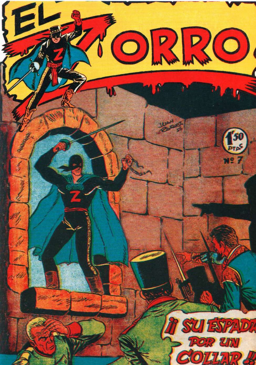 Comic Book Cover For El Zorro 7 - Su Espada por un Collar!!