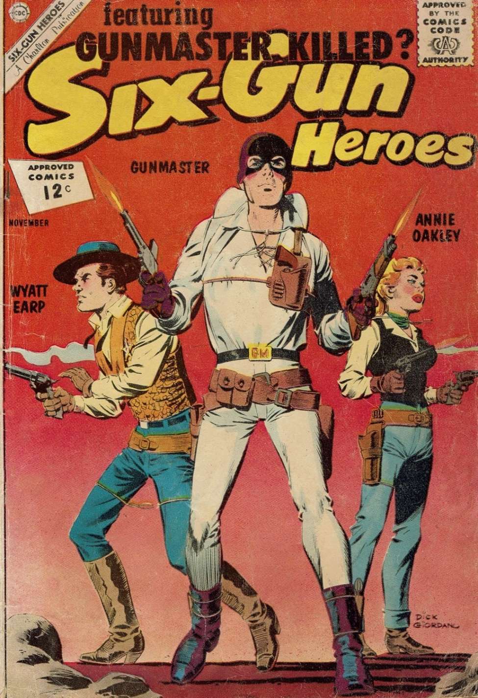 Comic Book Cover For Six-Gun Heroes 71