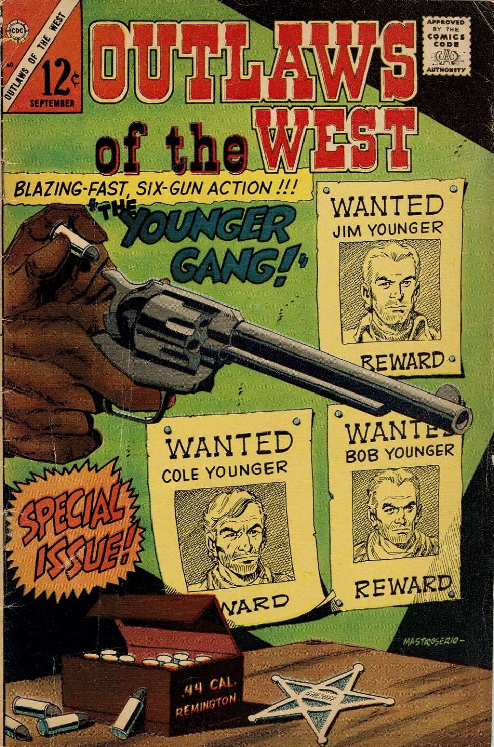 Comic Book Cover For Outlaws of the West 60