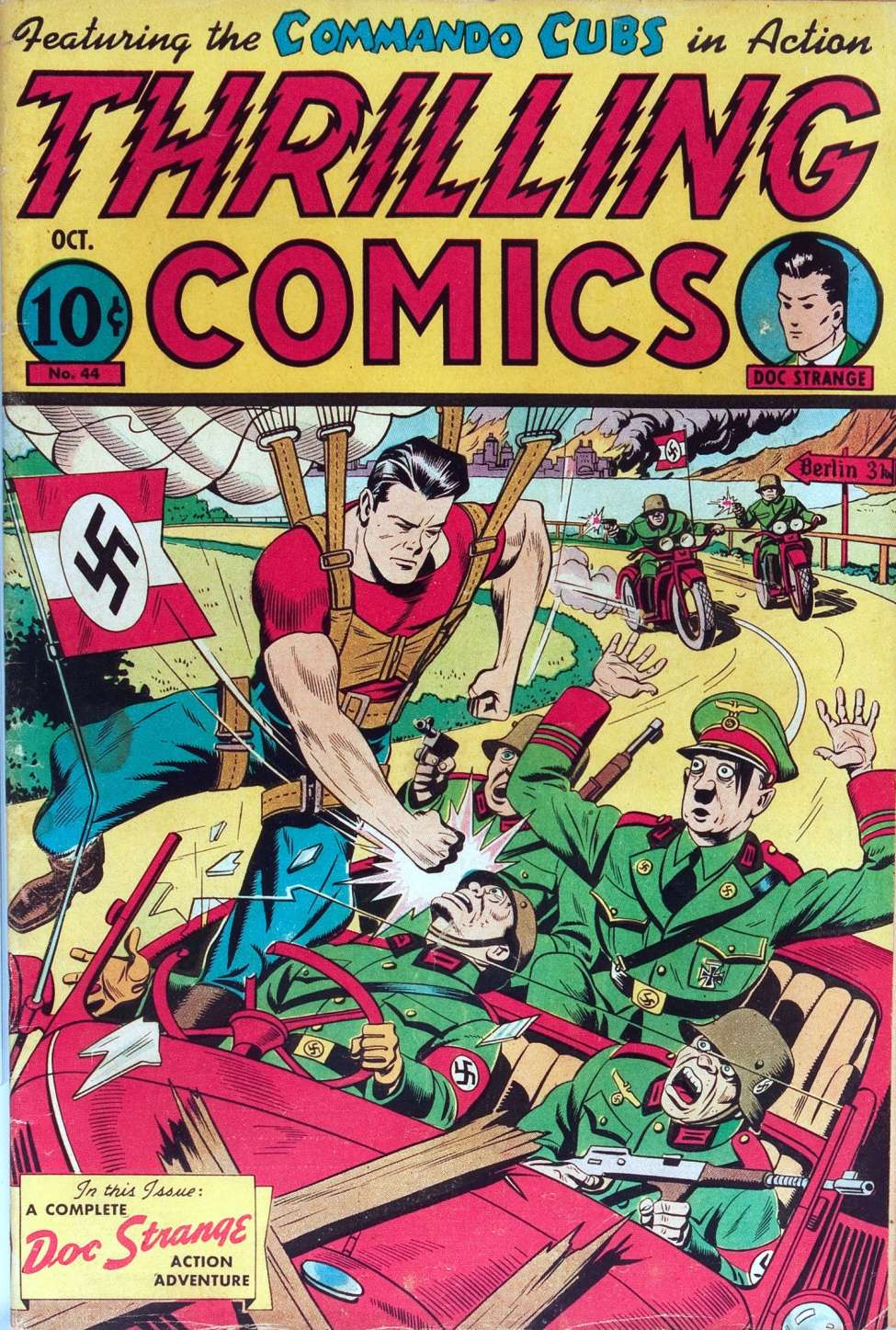 Comic Book Cover For Thrilling Comics 44