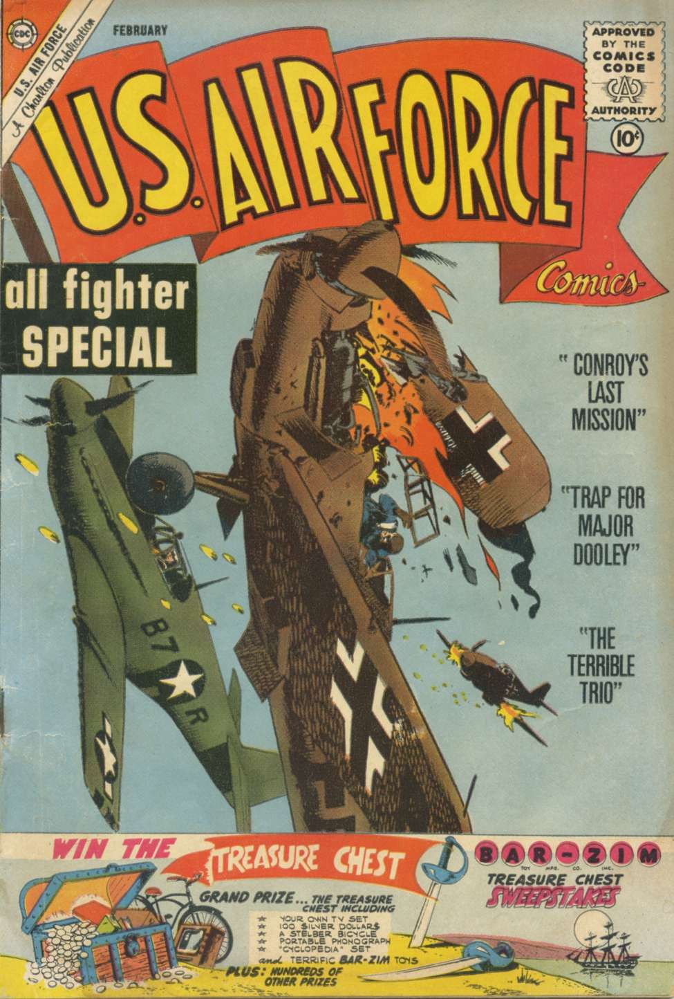 Comic Book Cover For U.S. Air Force Comics 14