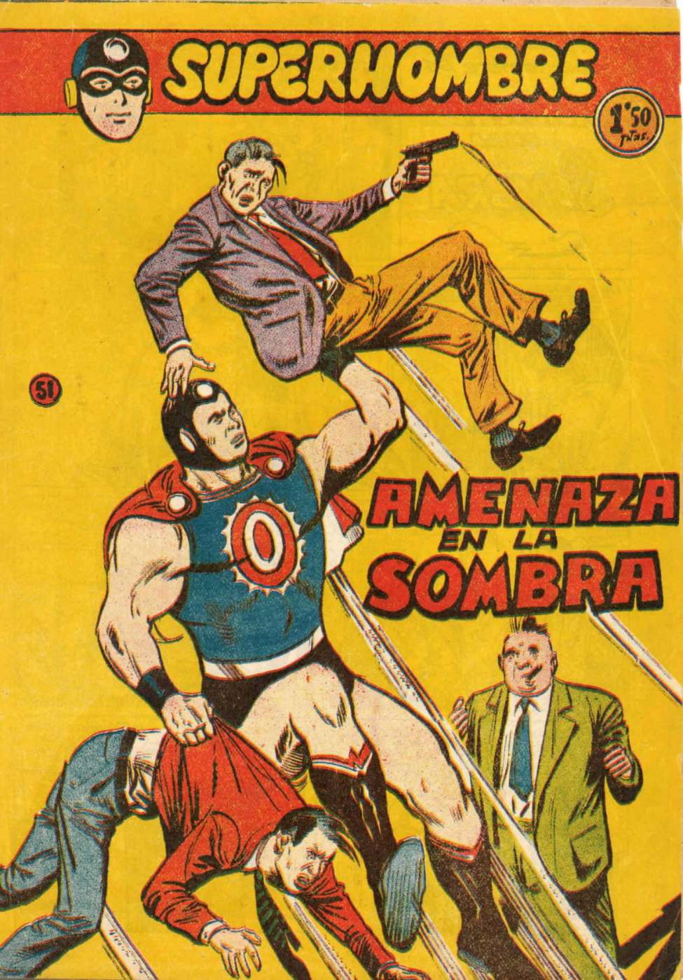 Book Cover For SuperHombre 51 Amenaza en la sombra