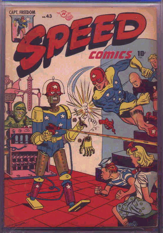 Book Cover For Speed Comics 43