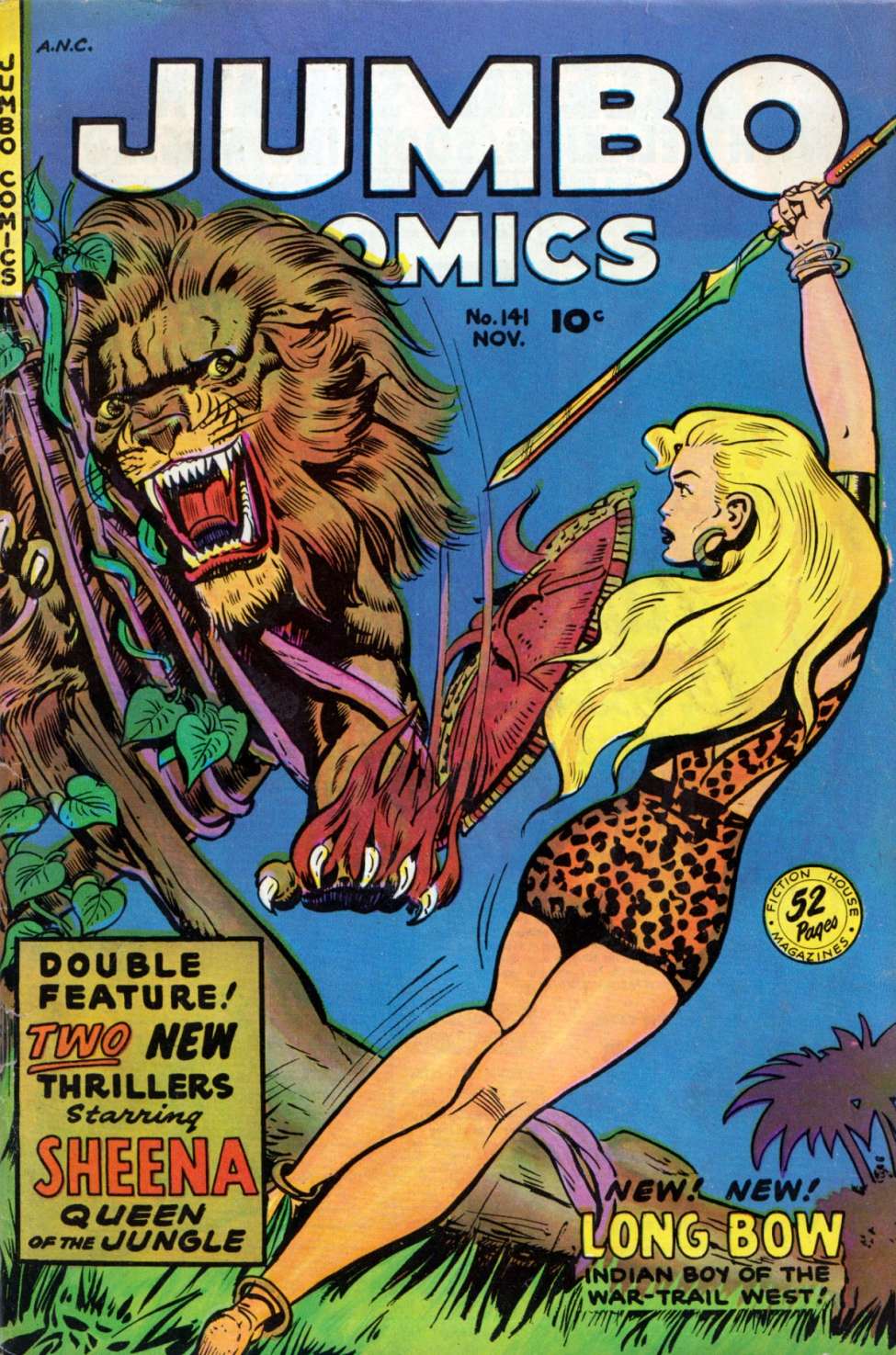 Comic Book Cover For Jumbo Comics 141