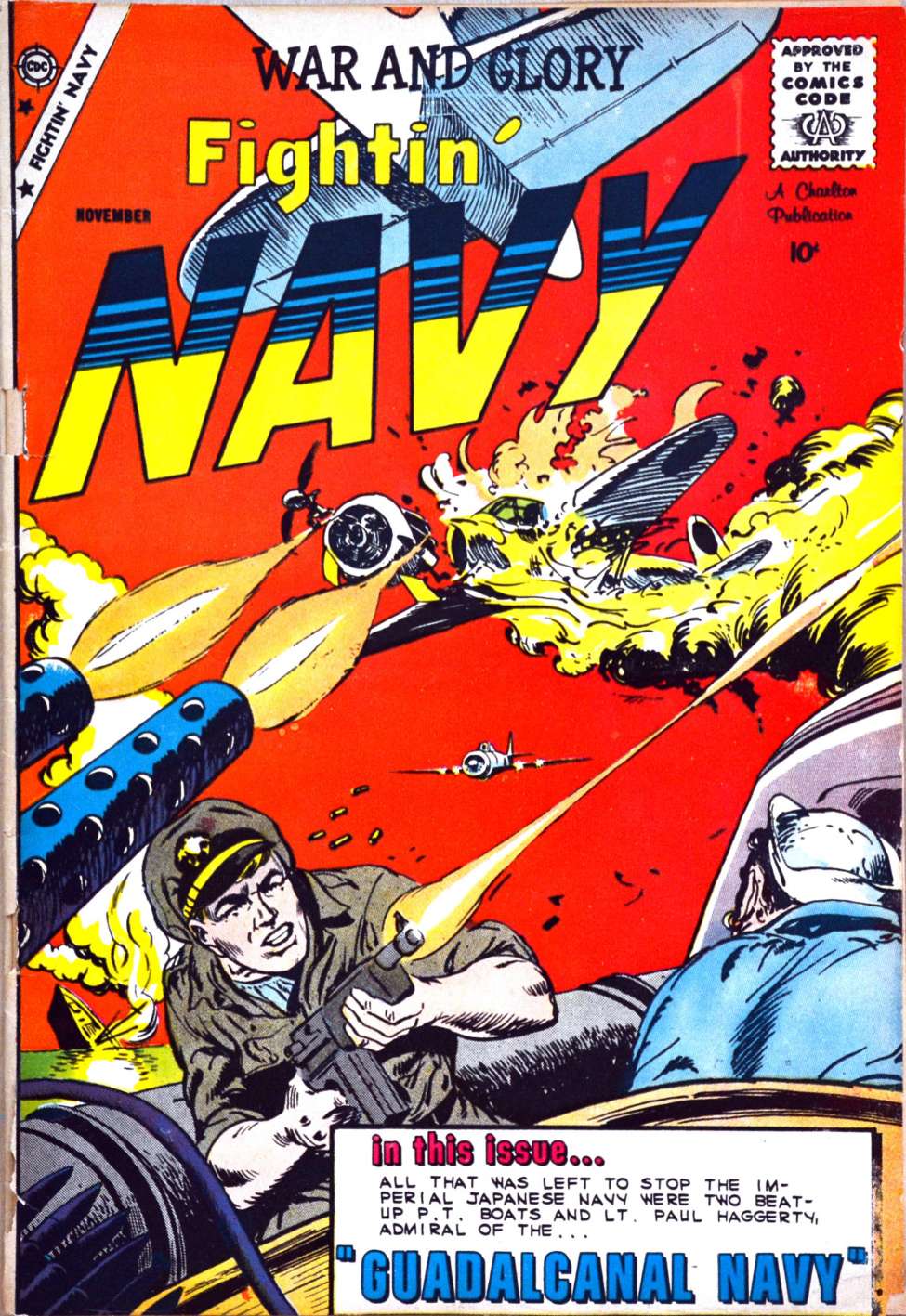 Comic Book Cover For Fightin' Navy 89 - Version 1