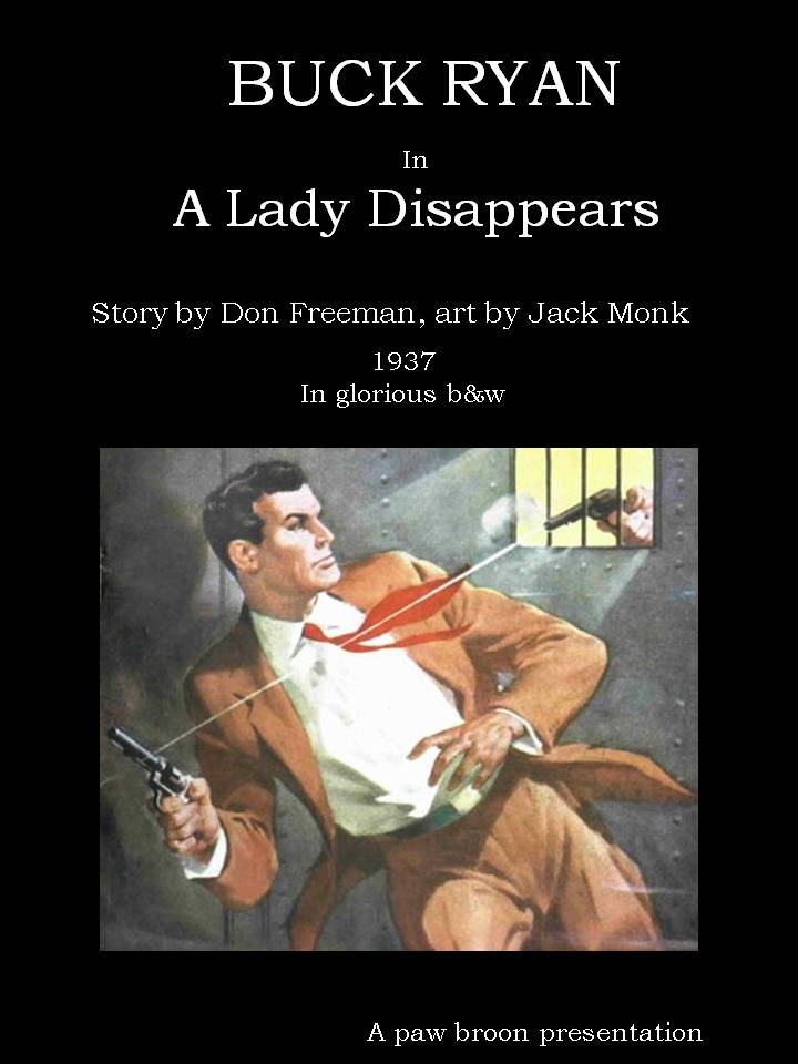 Book Cover For Buck Ryan 1 - A Lady Disappears