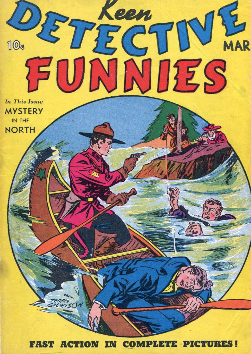 Comic Book Cover For Keen Detective Funnies 7 v2 3