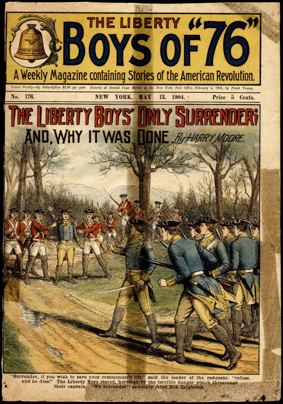 Book Cover For The Liberty Boys of 76 176 - The Liberty Boys Only Surrender