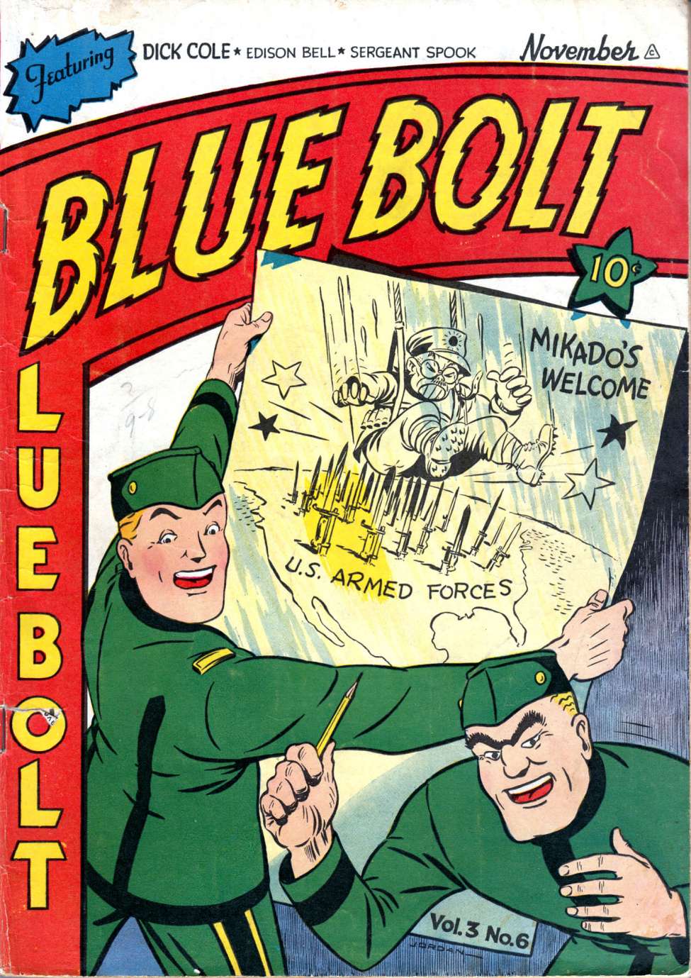 Comic Book Cover For Blue Bolt v3 6
