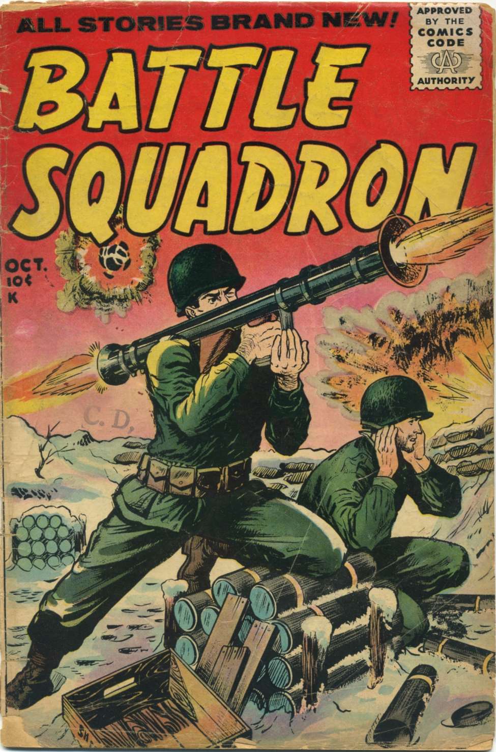 Comic Book Cover For Battle Squadron 4