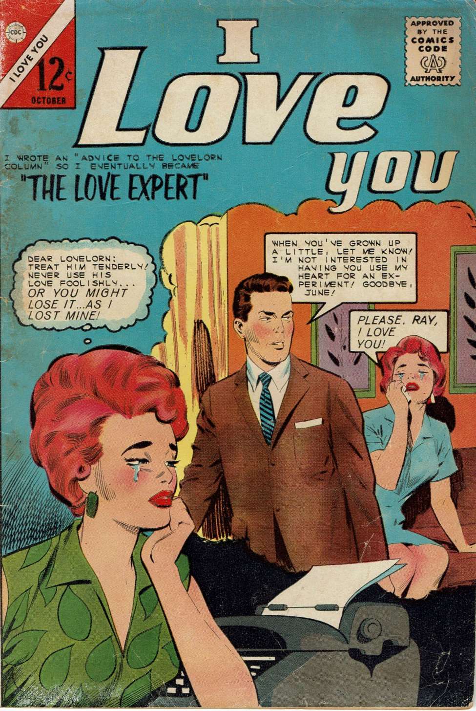 Comic Book Cover For I Love You 53 - Version 2